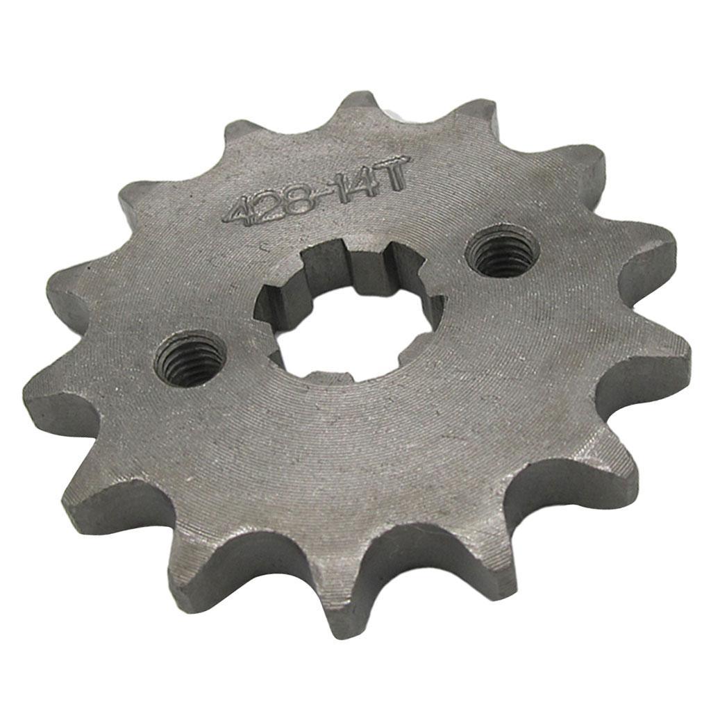 14T 428 Chain/Pitch Front Sprocket Cog /Trail/Dirt bike ATV Quad 17mm