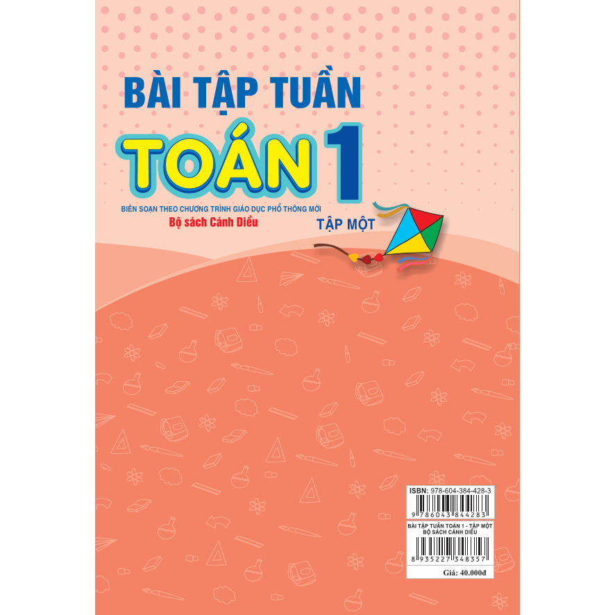 Sách - Combo 2 cuốn Bài Tập Tuần Toán 1 - Cánh Diều