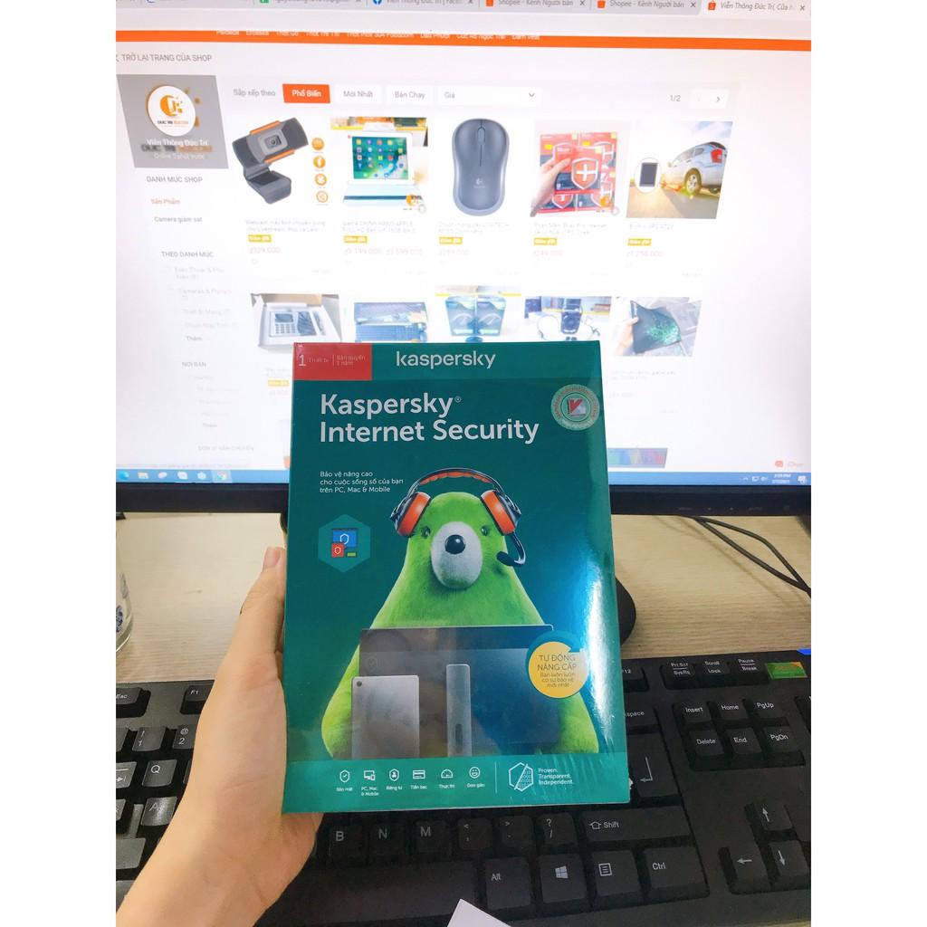 Phần Mềm Kaspersky Internet Security 1-5PC/1Year