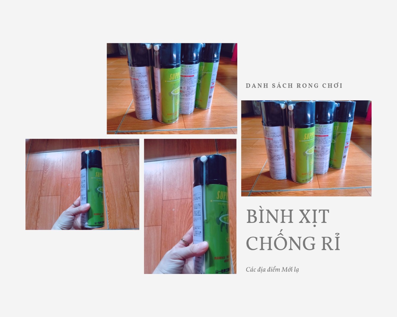 bình xịt chống rỉ  supple mist 420ml/chai