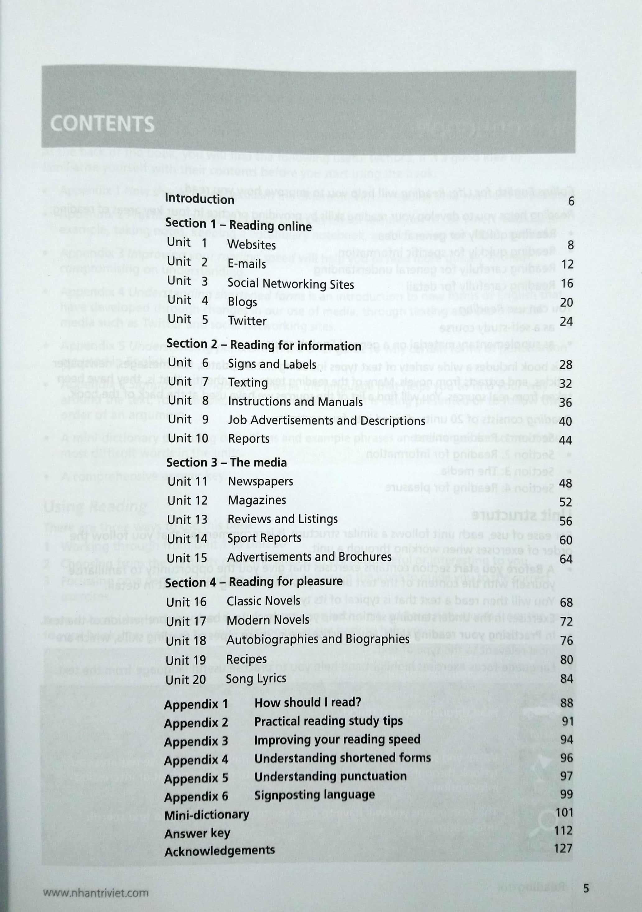 Sách Collins English For Life - Reading (B1 + Intermediate)