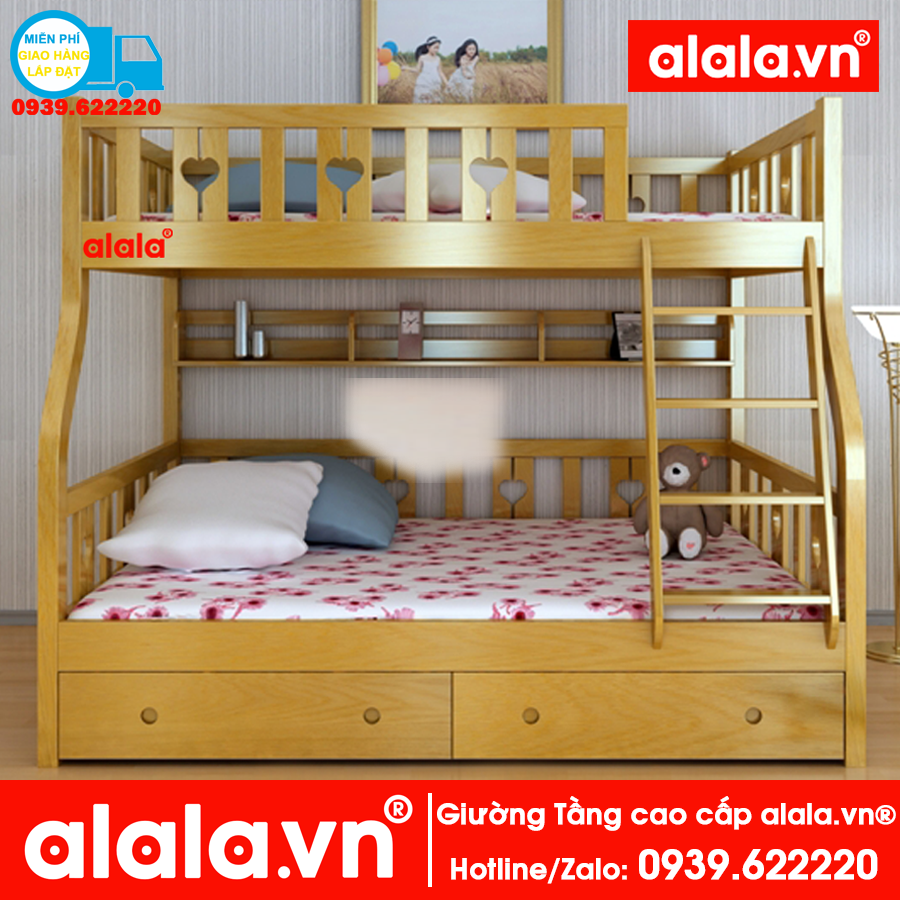 Giường tầng ALALA109 (1m, 1m2) cao cấp - Thương hiệu ALALA