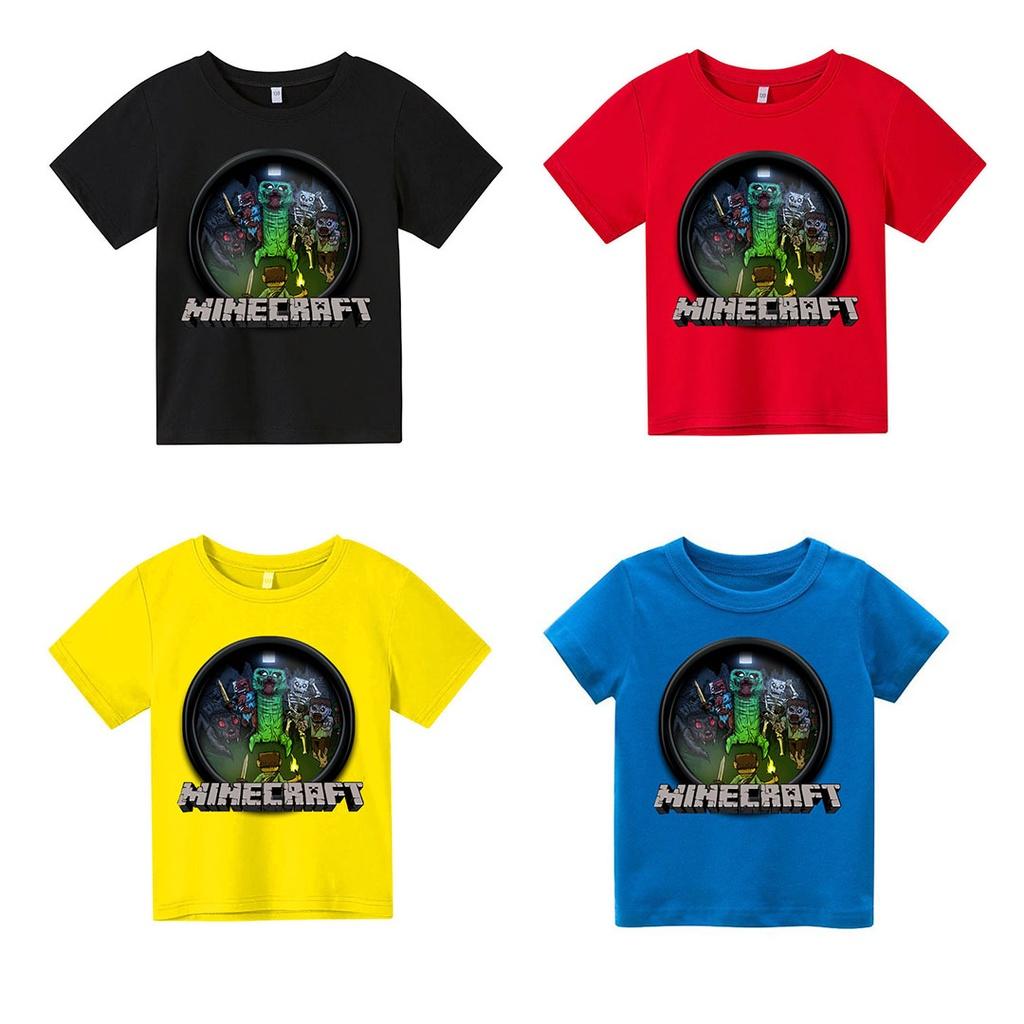 Áo thun trẻ em minecraft zombie Có size người lớn, King Cotton