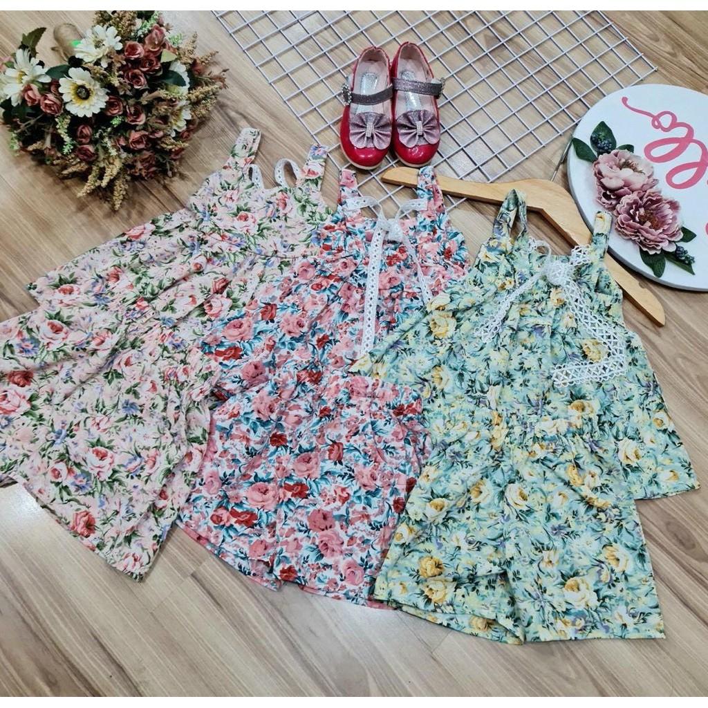 SÉT BỘ LỤA BÔNG MỀM PHỐI REN BÉ GÁI