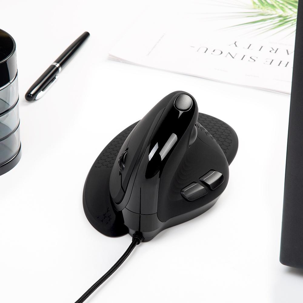 Chuột Delux M618XSU Seeker RGB sử dụng thẳng đứng có dây thích hợp cho máy tính Mac