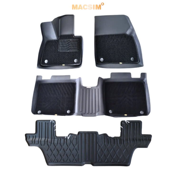 Thảm lót sàn 2 lớp sd3 Vinfast VF9 ( 7 chỗ) - nhãn hiệu Macsim - Giảm giá nhưng chất lượng không giảm