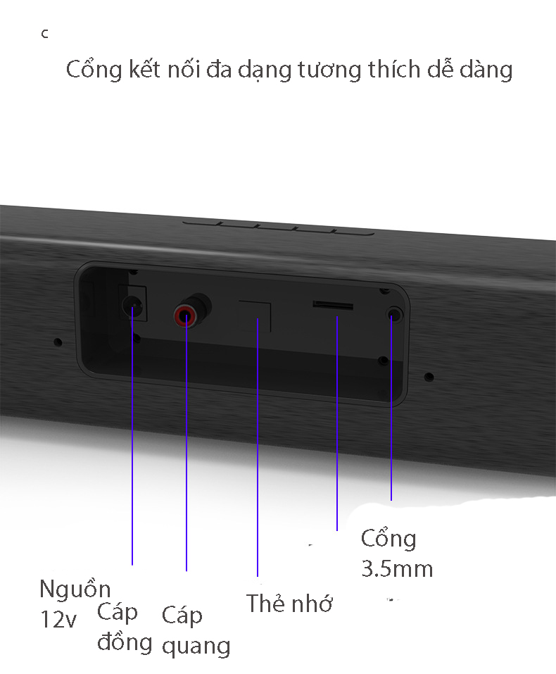 Loa soundbar tivi bluetooth 5.0 mới soundbar P09