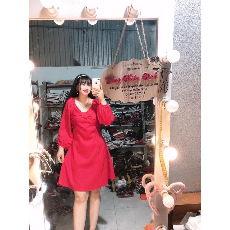 Đầm nơ tiểu thư tay dài