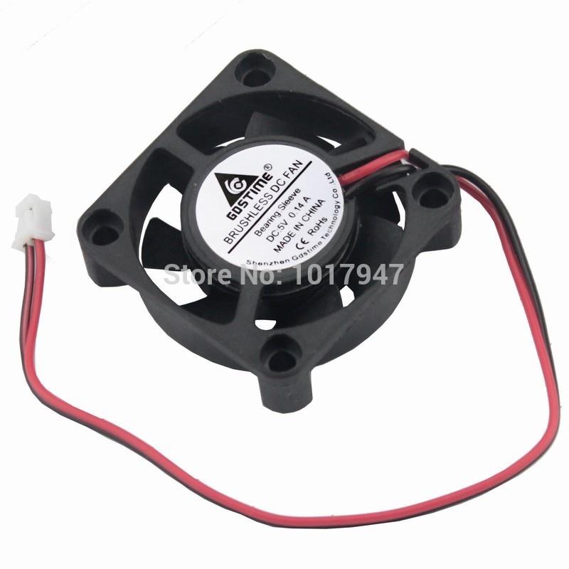 1 Quạt Tản Nhiệt Không Chổi Than Dc 5v 2pin 4010 4cm 40mm 40x40 X 10mm