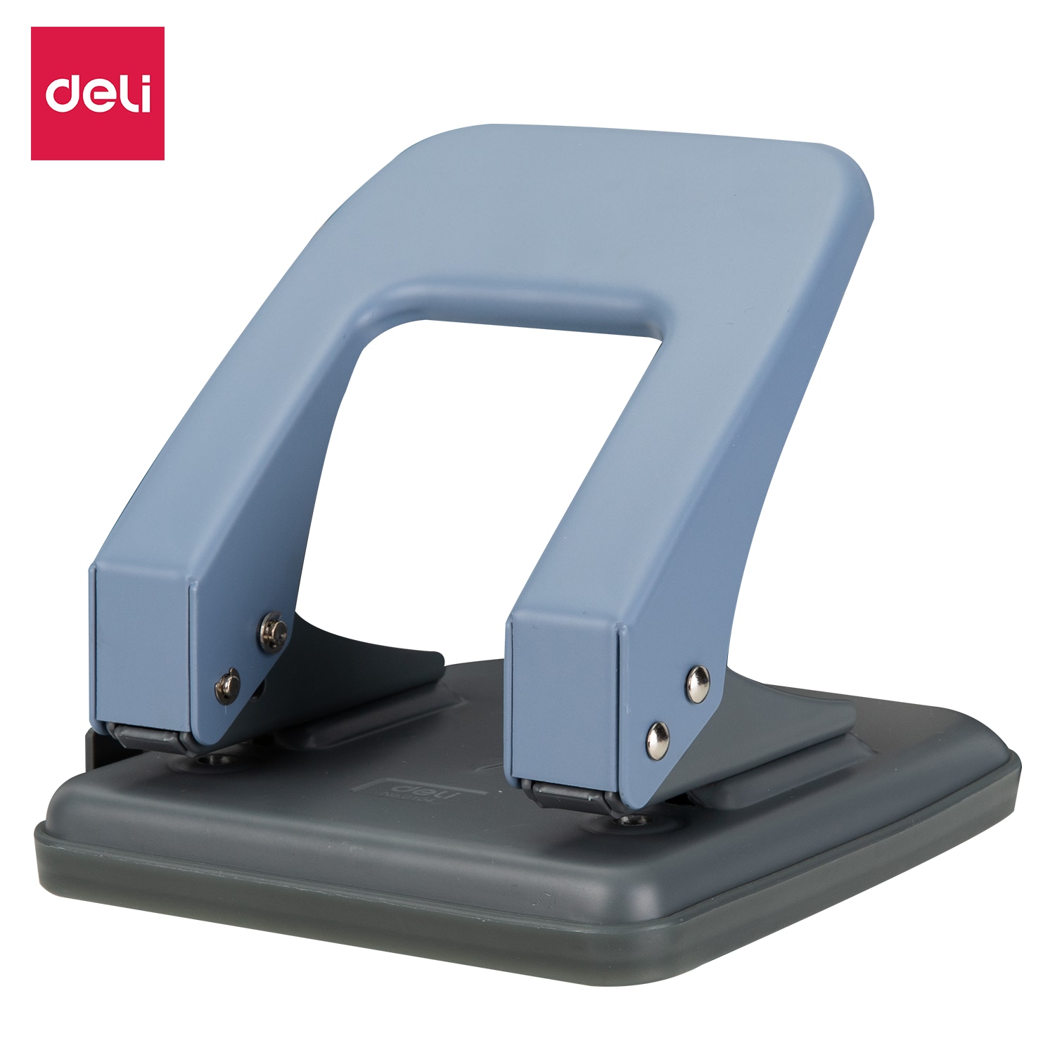 Máy Đục Lỗ 35 Tờ Deli, Xanh Dương, Ghi Xám - 1 Cái E0104 - Xanh Dương