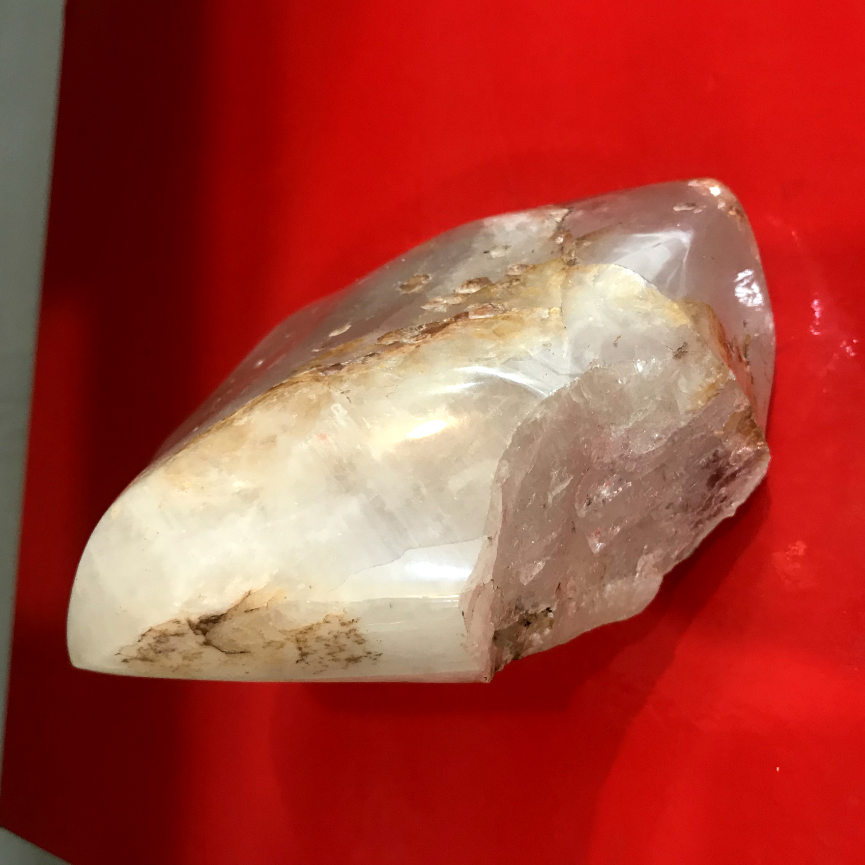 Đá thạch anh trắng cục đá thô nguyên khối để bàn giảm tác động của wife và điện thoại 1.8xdai 15.thachanhtrang.1.8