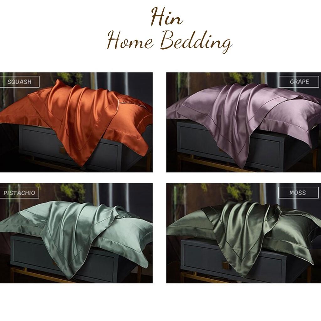 Vỏ Áo Gối Nằm Lụa 50x70cm Hin Home Bedding Mẫu 5