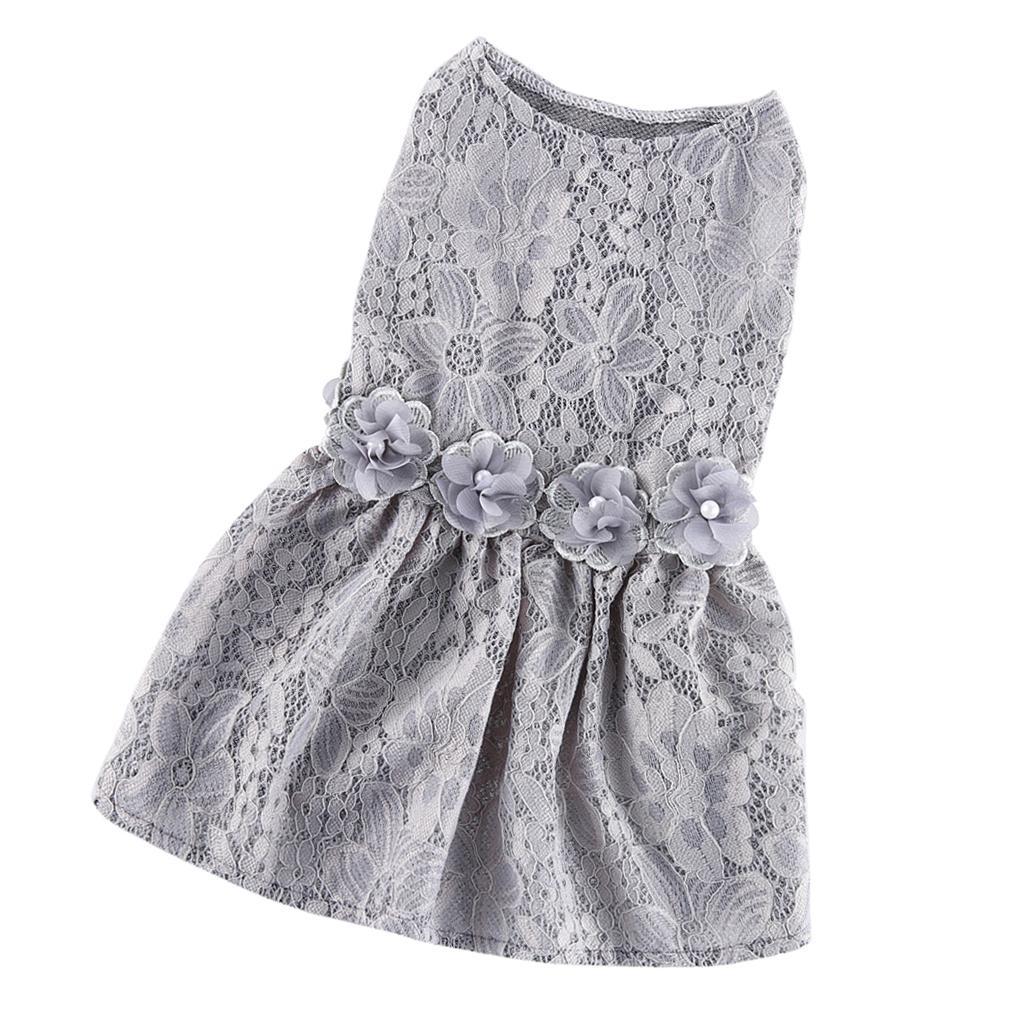 Cute Lovely Dog Puppy Summer Dress Pet Princess Dress For Small Dog Puppy XS