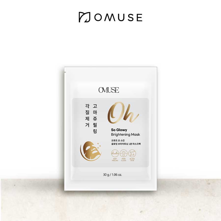 Mặt nạ tẩy da chết O'Muse Oh So Glowy Brightening Mask 30g