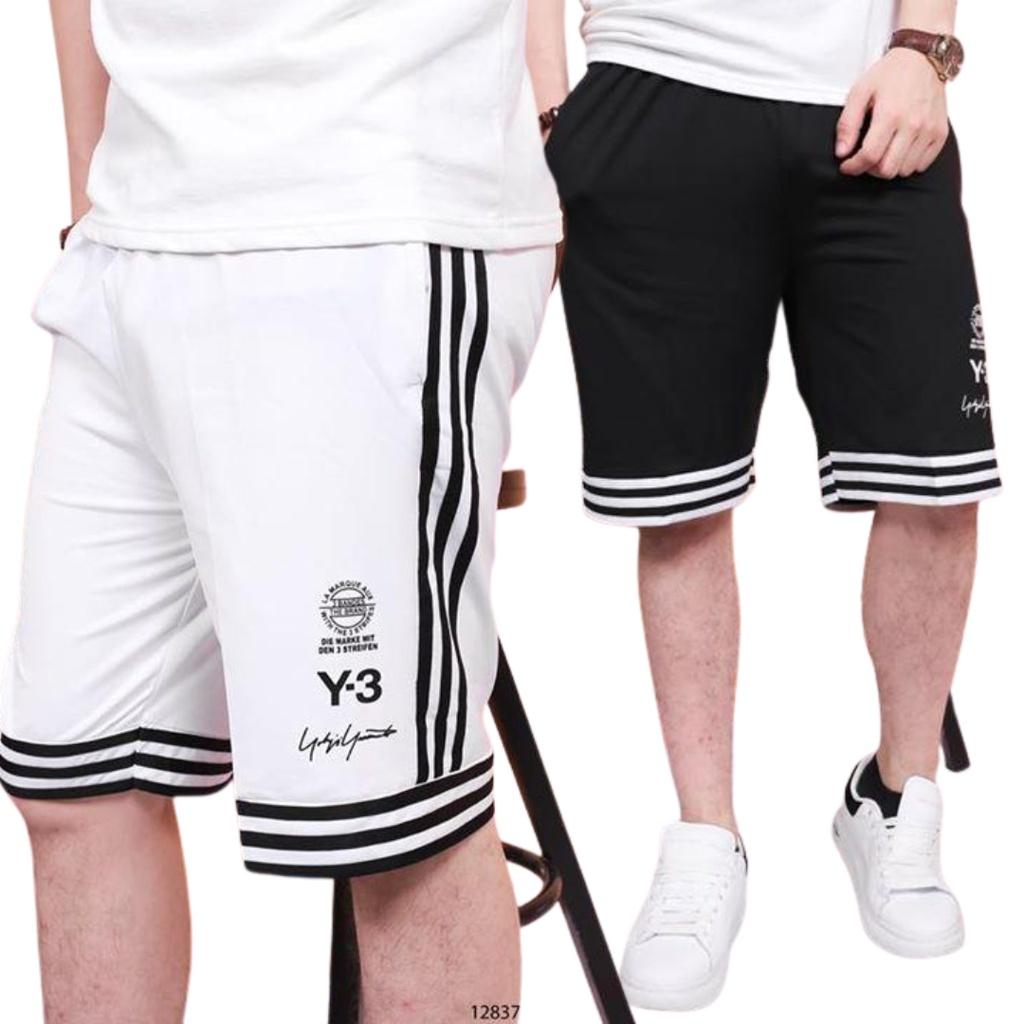 Quần Short Y3 thể thao nam nữ - Sọt Lững Kiểu Dáng Thể Thao Unisex hai Màu Đen,trắng 04x
