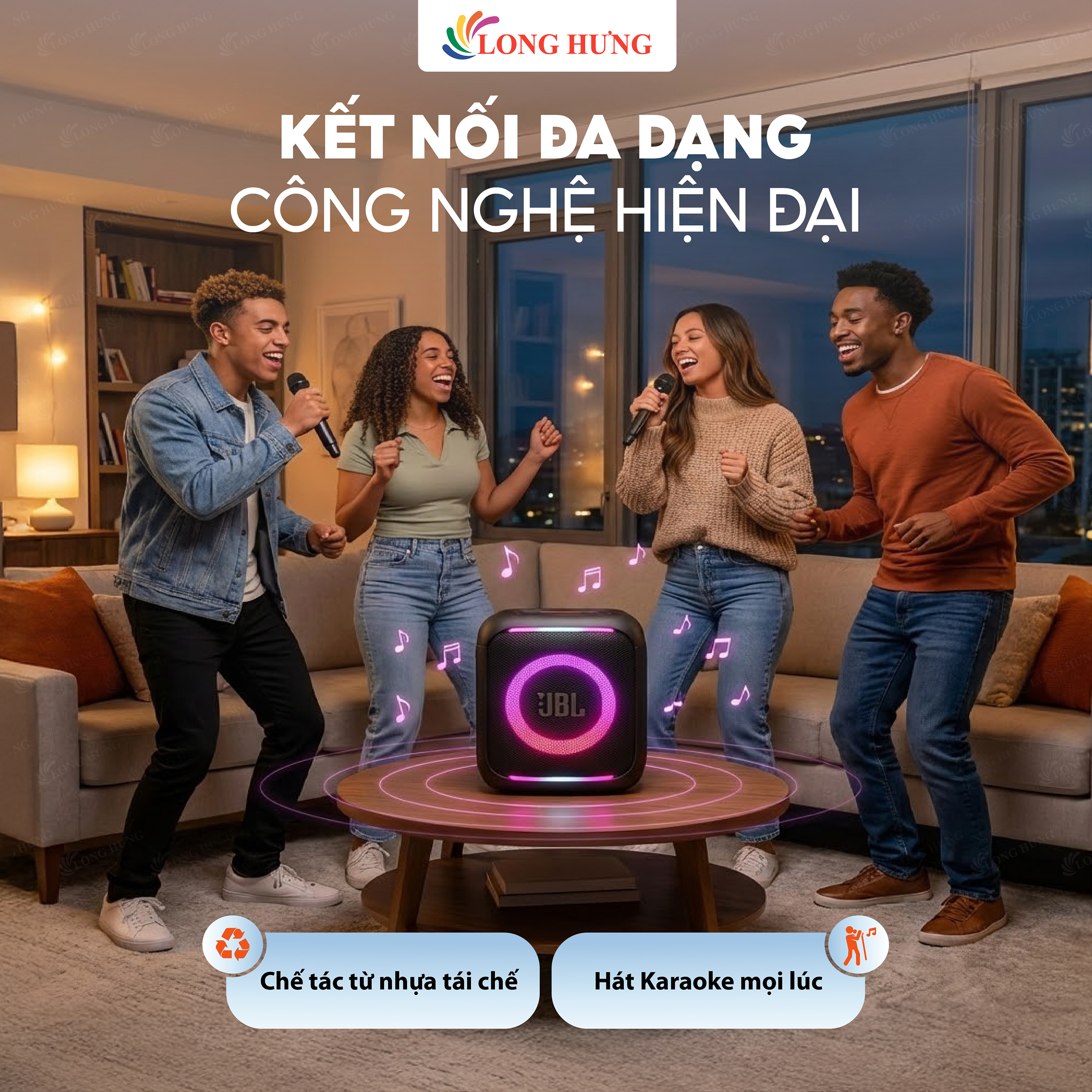 Loa JBL PartyBox Encore 2 JBLPBENCORE22MICAS - Hàng chính hãng