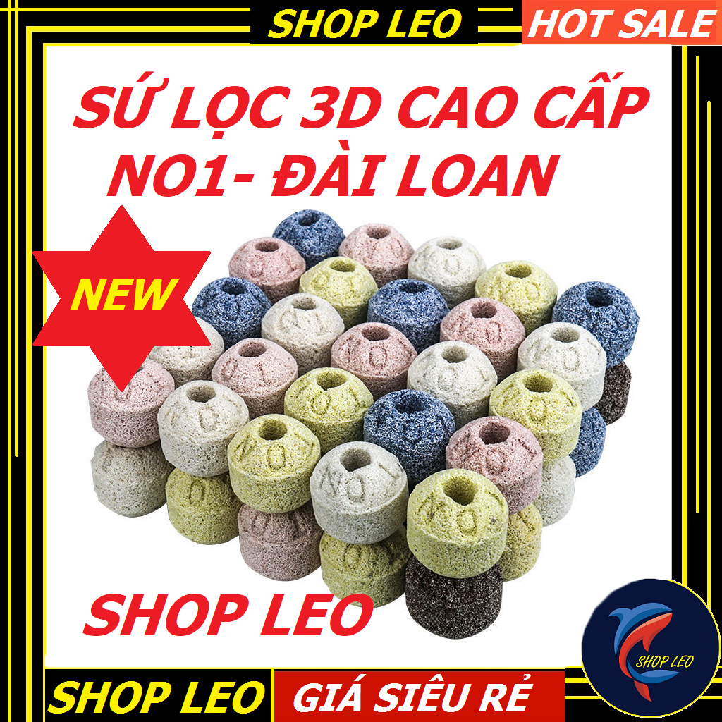 SỨ LỌC NANO 3D 5 TRONG 1 - SỨ LỌC NO1 ĐÀI LOAN - VẬT LIỆU LỌC BỂ CÁ
