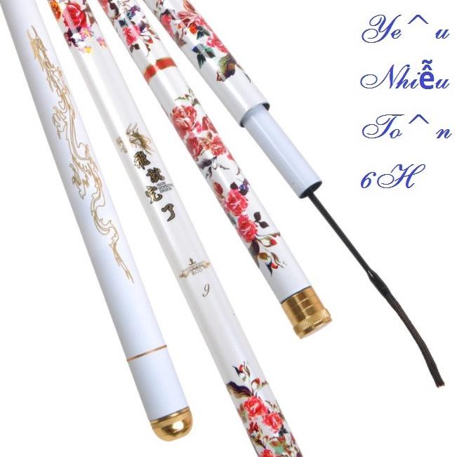Cần câu tay Yêu Nhiễu Tôn 6H Tặng kèm Ngọn phụ đủ kích thước 3m6 4m5 5m4 6m3 7m2 tốt