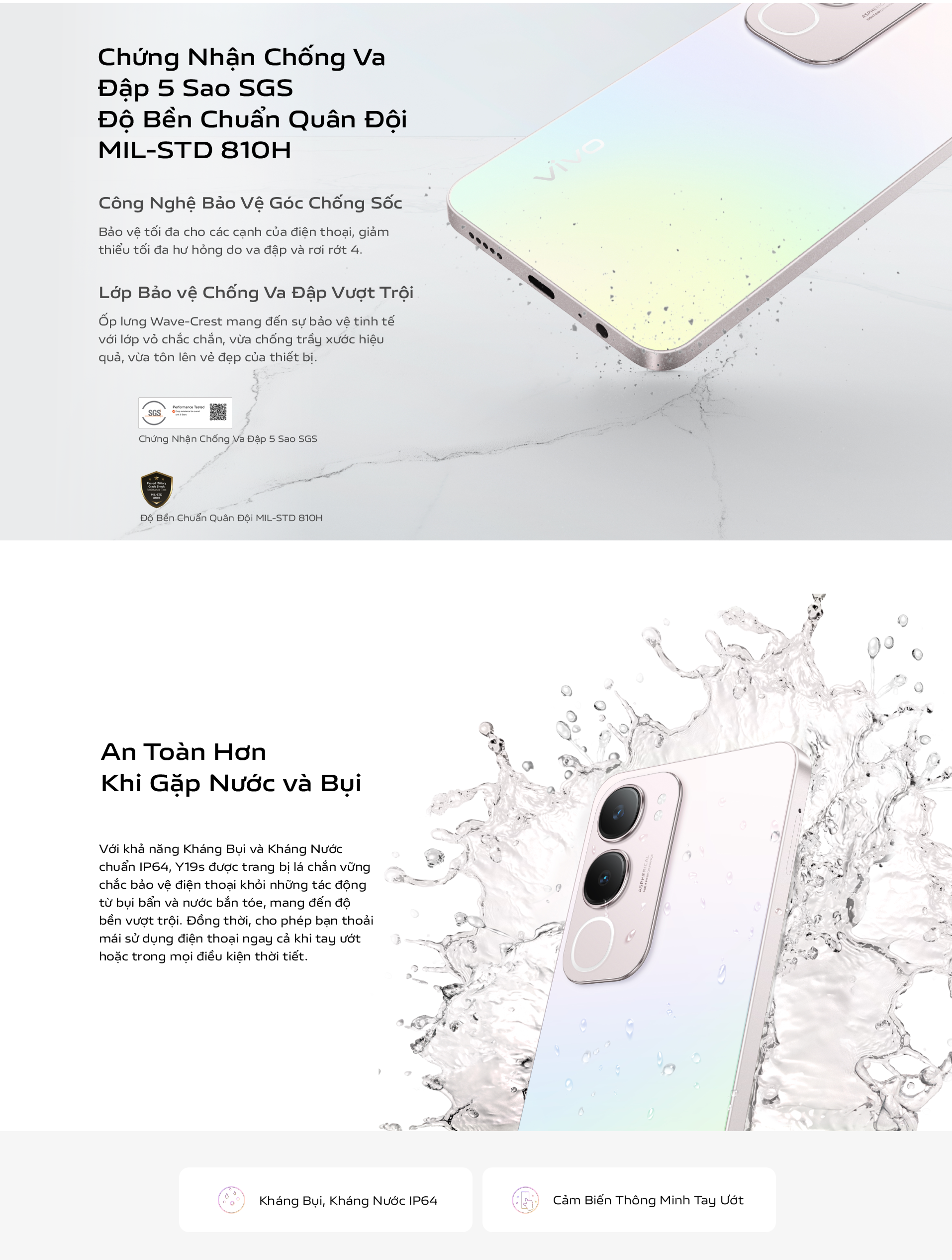 [MỚI] Điện thoại vivo Y19s (8GB+128GB) - 1 Đổi 1 trong tháng đầu tiên - Bảo hành chính hãng 12 tháng - Hàng Chính Hãng