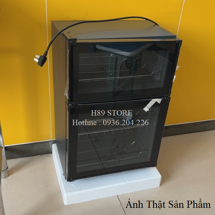 Tủ sấy bát 2 tầng, khử khuẩn bằng bằng nhiệt và ozon - Máy sấy chén bát gia đình phiên bản mới nhất Có Kèm Ảnh Thật