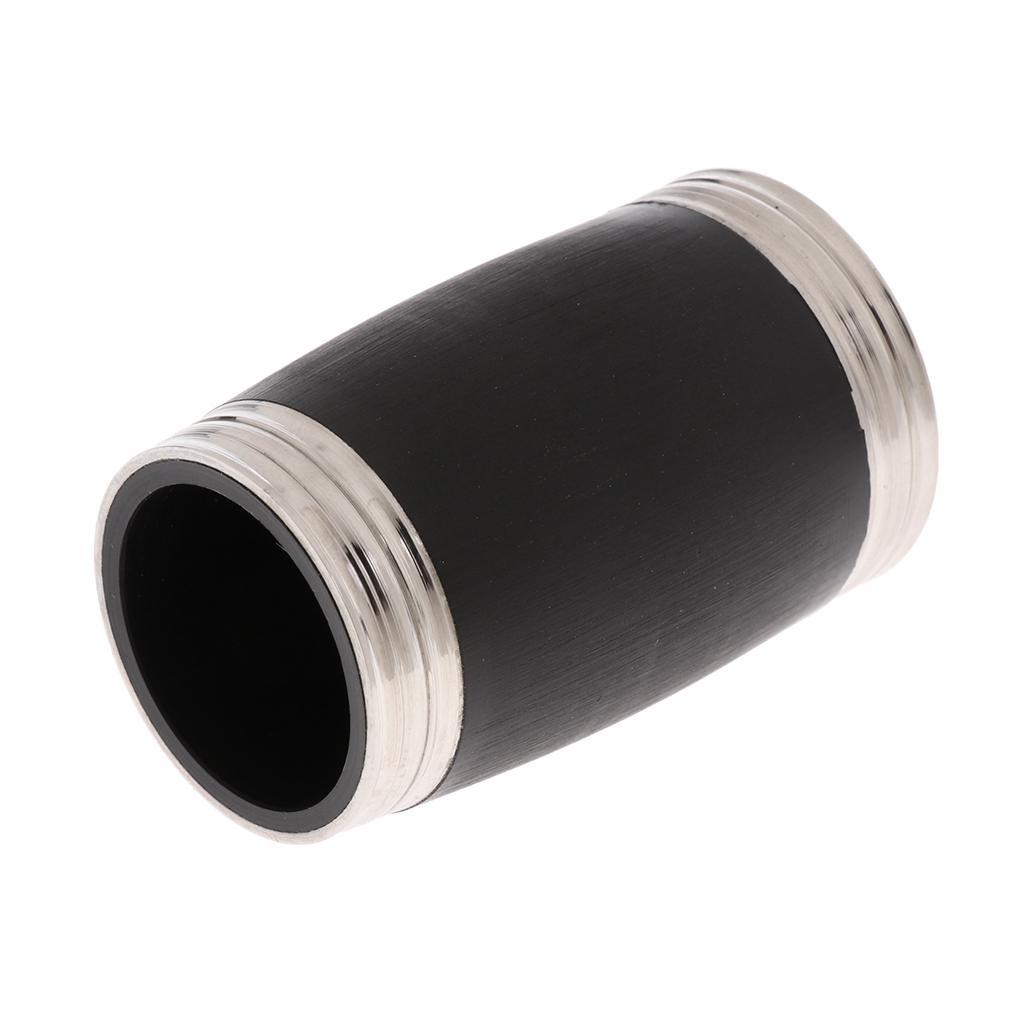 Pack of 2 Adjustable Barrels Pitch Pipes Black for Bb Clarinet Accessory