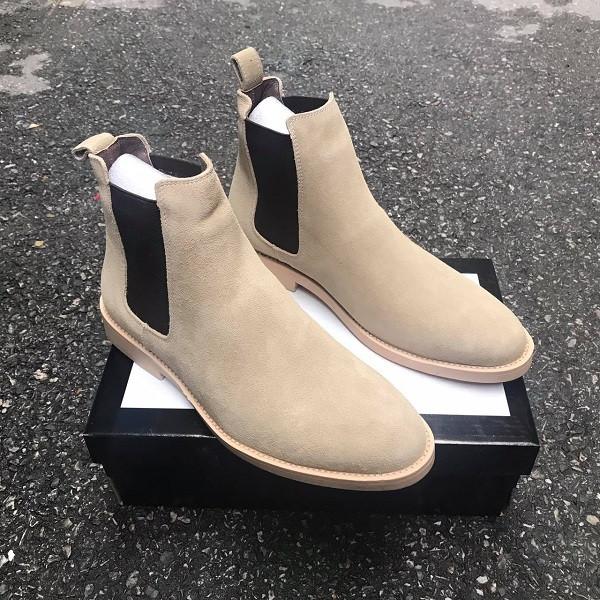 Giày Chelsea Boot Nam Cao Cổ HL2