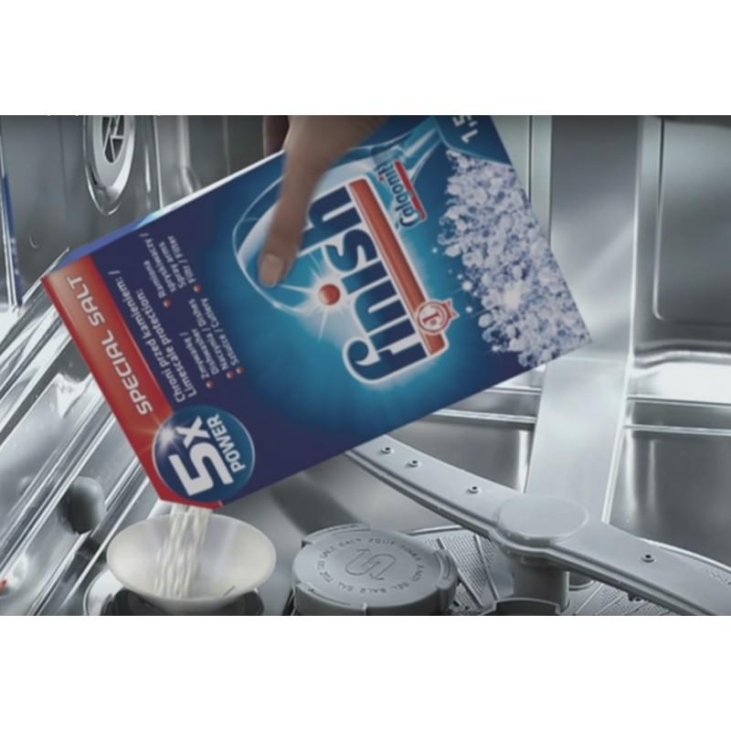 Muối làm mềm nước dùng cho máy rửa bát ludwik 1,5kg Tặng que thử nước cứng