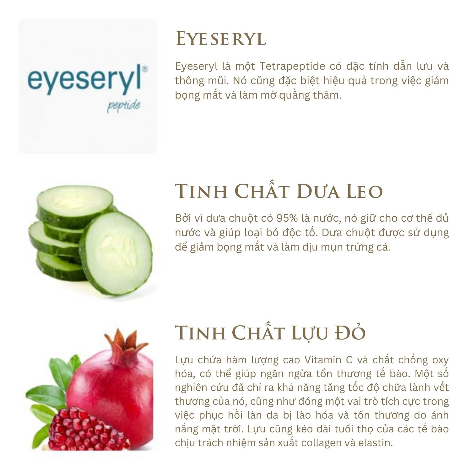 Combo Gel Dưỡng Mắt Và Serum Giảm Nếp Nhăn Origani Erda Cải Thiện Độ Đàn Hồi Của Da Ngăn Ngừa Lão Hóa - Có Chứng Nhận Organic Của Úc