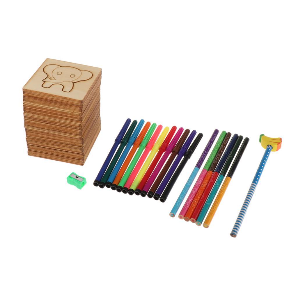 Drawing Coloring Stencils Kit for KidsTemplates Graffiti Board Puzzle Toys