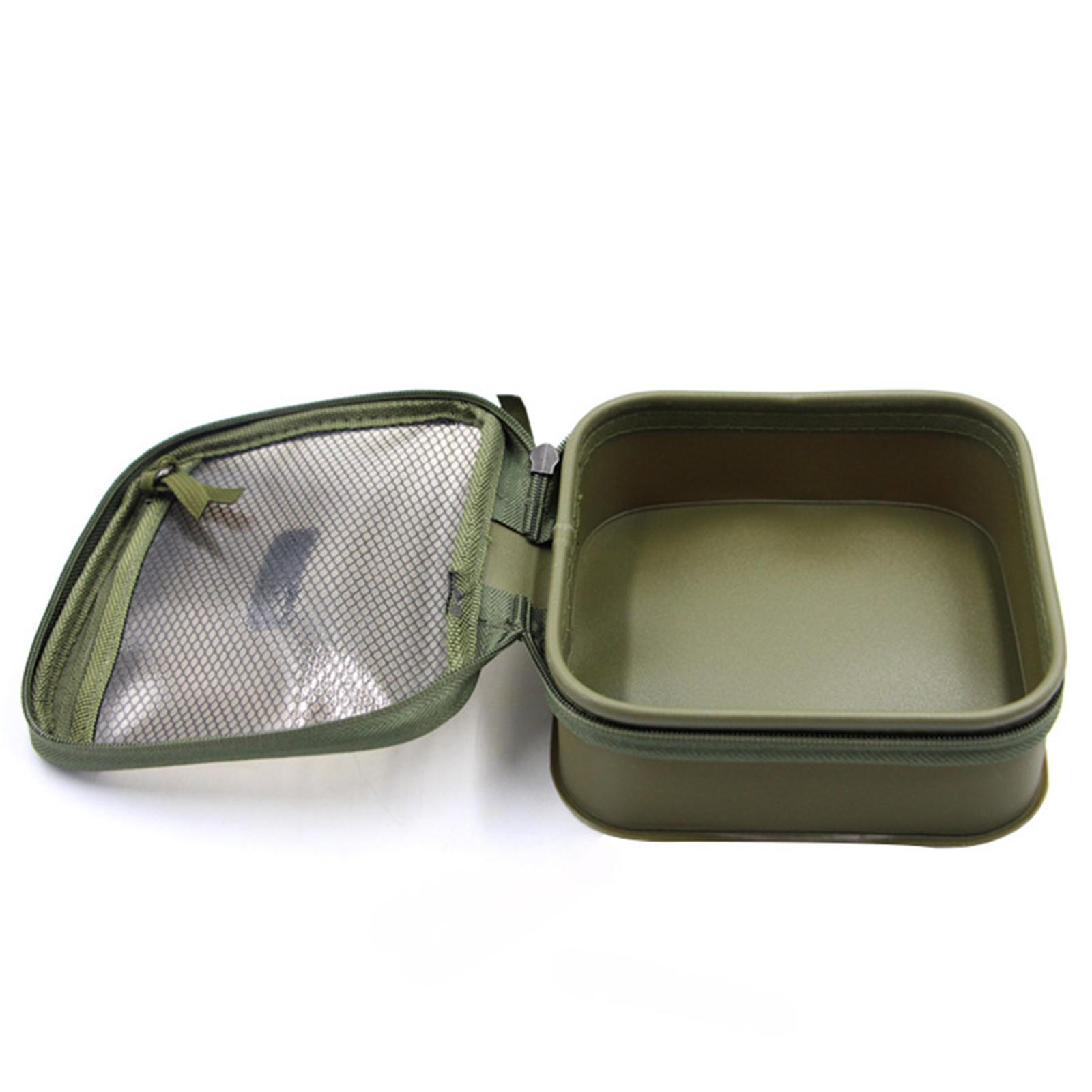 Water Resistant Fishing Tackle Bag Storage Bag Square EVA Fishing Accessories for Baitcasting Outdoor Raft Reels Fly Fishing