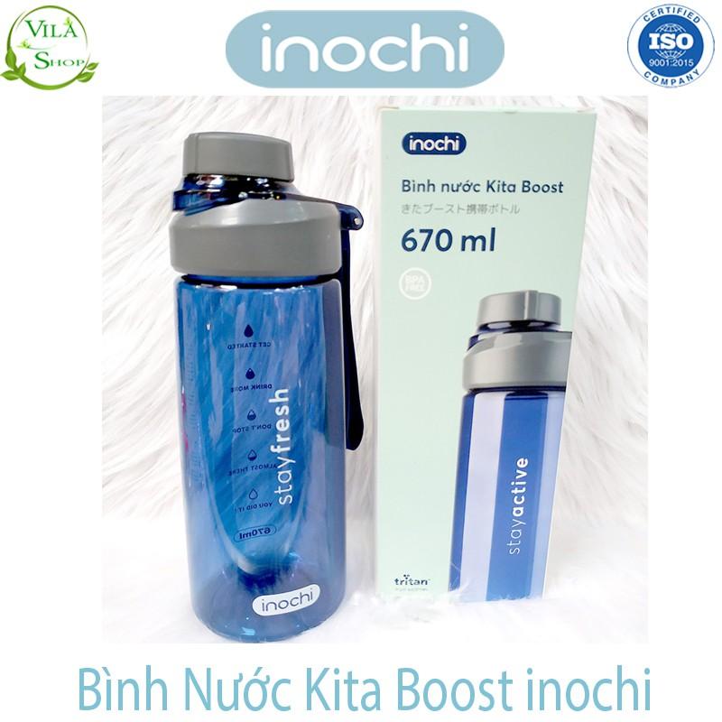 Bình Đựng Nước, Bình Nước Chịu Nhiệt Kita Boost 460ml - 670ml, Bình Nước Cao Cấp Inochi Xuất Nhât - Châu Âu - Eu