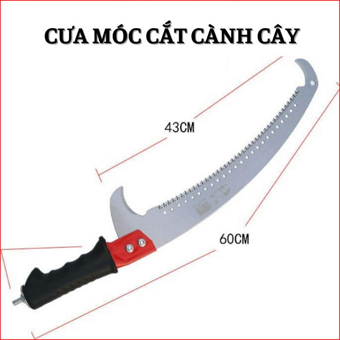 Cưa cành cây cưa gỗ 2 đầu móc tiện ích