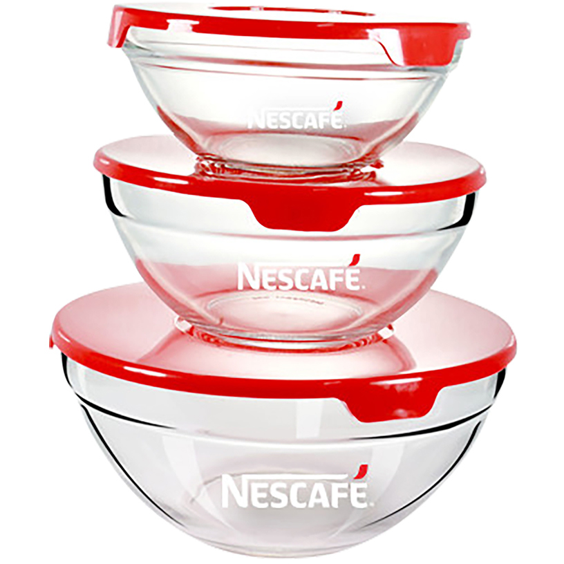 Combo 3 cà phê rang xay hòa tan Nescafé 3in1 Vị Nguyên Bản (Bịch 46 gói x 17g) [Tặng bộ 3 thố thuỷ tinh Nescafé]