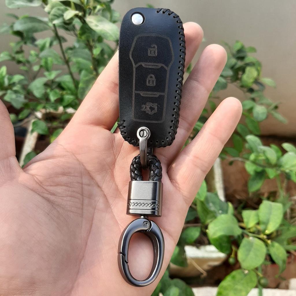 Bao da chìa khóa chìa độ cho ford và chìa khóa như hình, da bò thật. bảo hành 2 năm