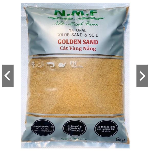 Cát Nắng Vàng Trải Nền Bể Thuỷ Sinh - Cát trải nền siêu đẹp