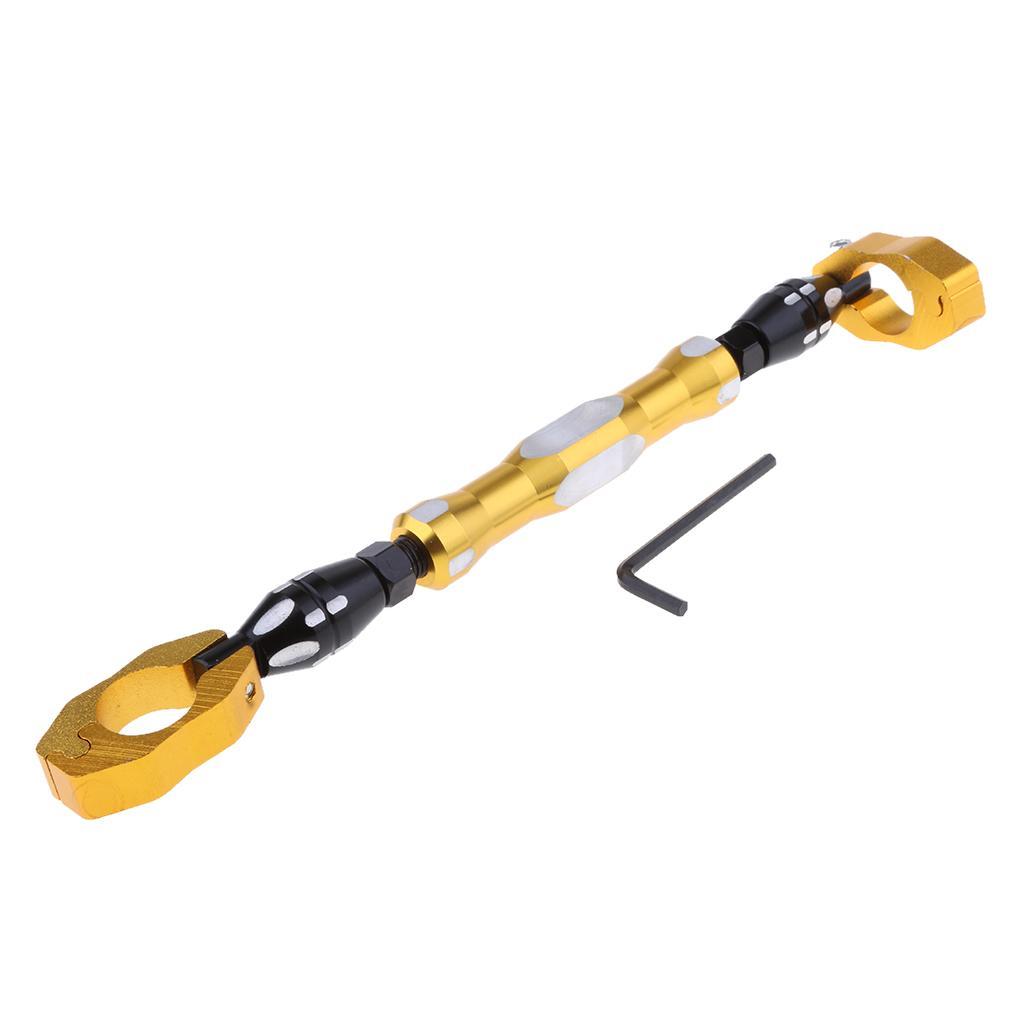 7/8" 22mm Motorcycle Adjustable Handlebar Cross Bar Steering Strength Lever Bar Balance Beam