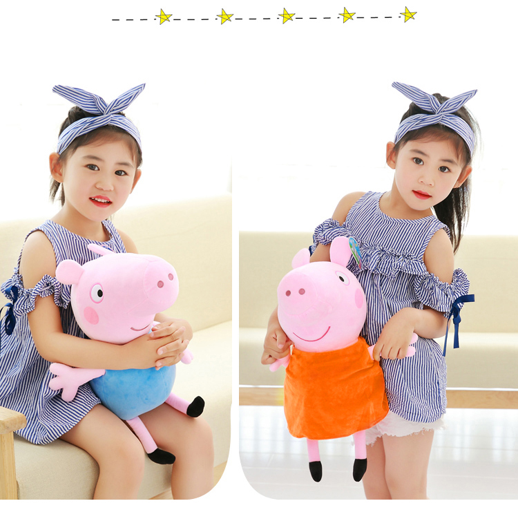 Gấu bông heo Peppa, gia đình heo Peppa (20cm---&gt;40cm) hàng việt nam chất lượng cao, an toàn cho trẻ nhỏ