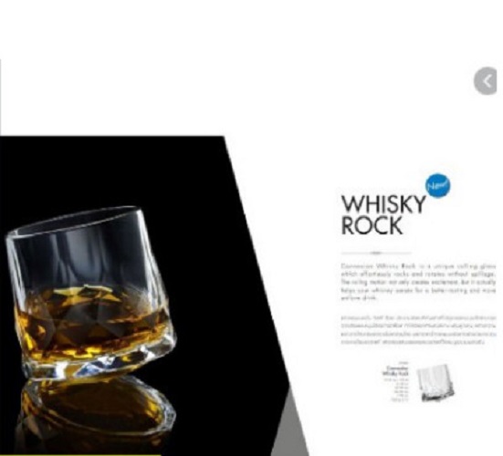 Ly Thủy Tinh Connexion Whisky Rock 305ml | P02880 , Nhập Khẩu Thái Lan