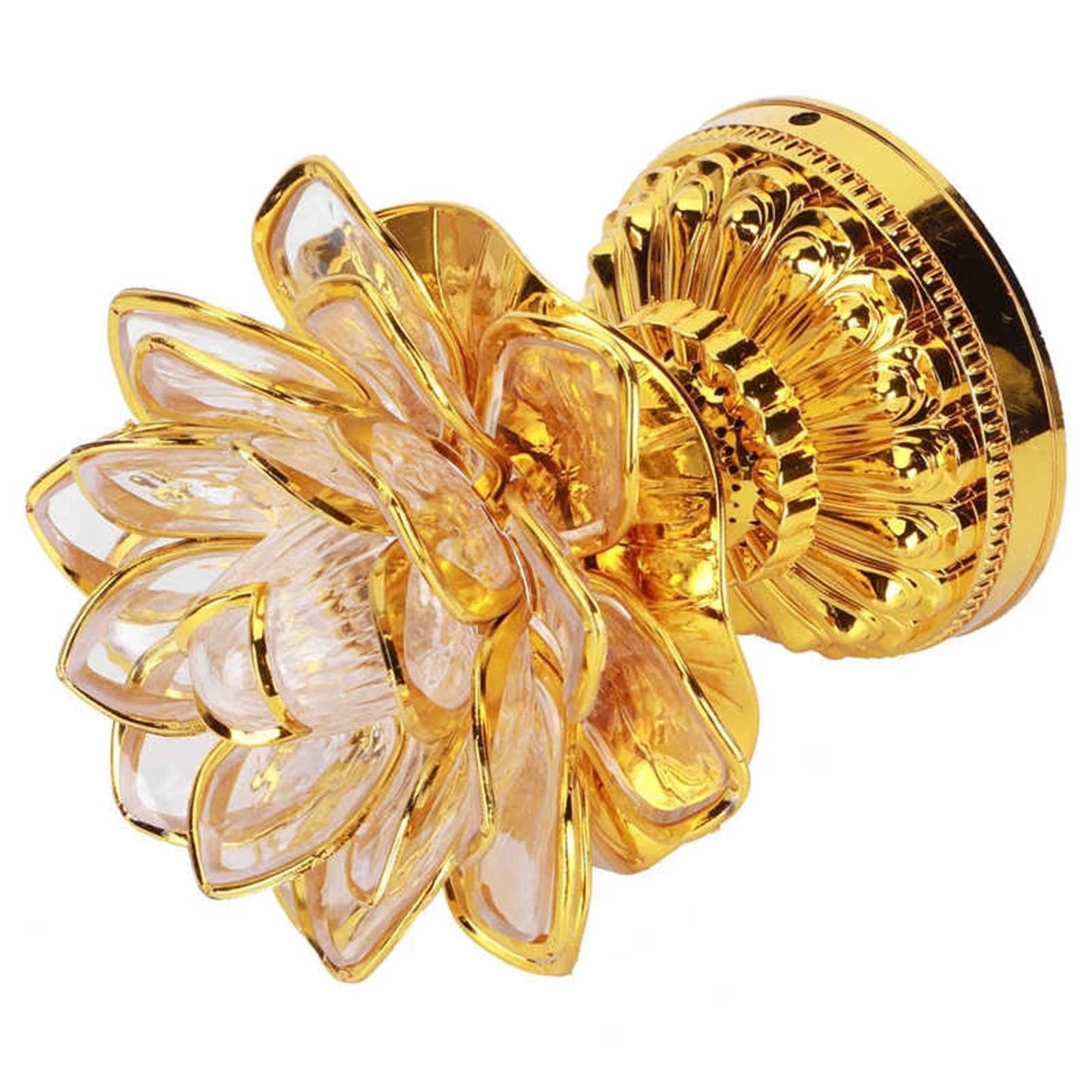 Portable Lotus Lamp Buddha Lotus Light for Temple Home Decor