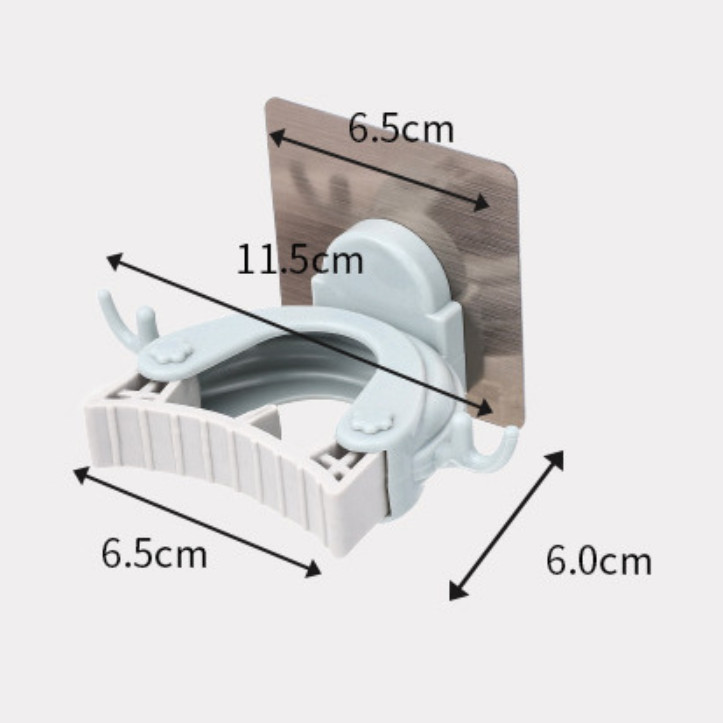 Móc Dán Treo Cây Lau Nhà, Khăn, Treo Dù, Đồ Dùng Nhà Tắm Đa Năng 6x12cm Màu Ngẫu Nhiên