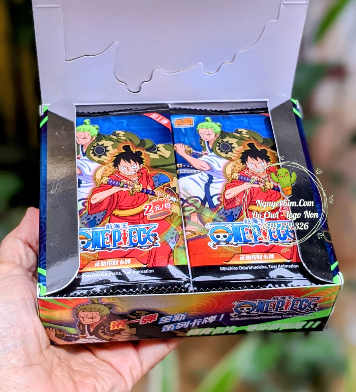 Thẻ Nhân Phẩm One Piece Wano Quốc Thẻ Bài Hải Tặc Siêu Vip Pro - Hộp 30 Pack 150 Thẻ Cực Chất