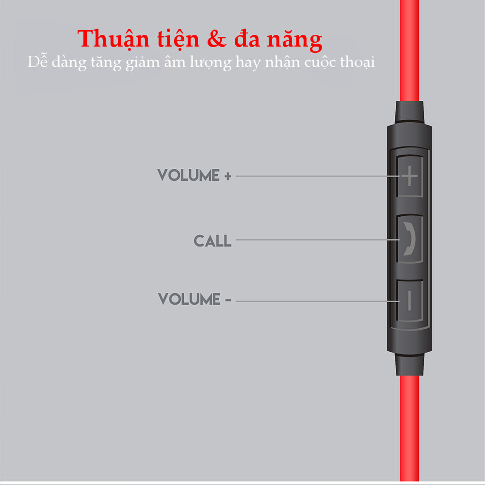 Tai nghe Gaming nhét tai Fantech EG1 dùng cho điện thoại máy tính bảng âm bass siêu trầm và ấm - Hàng chính hãng