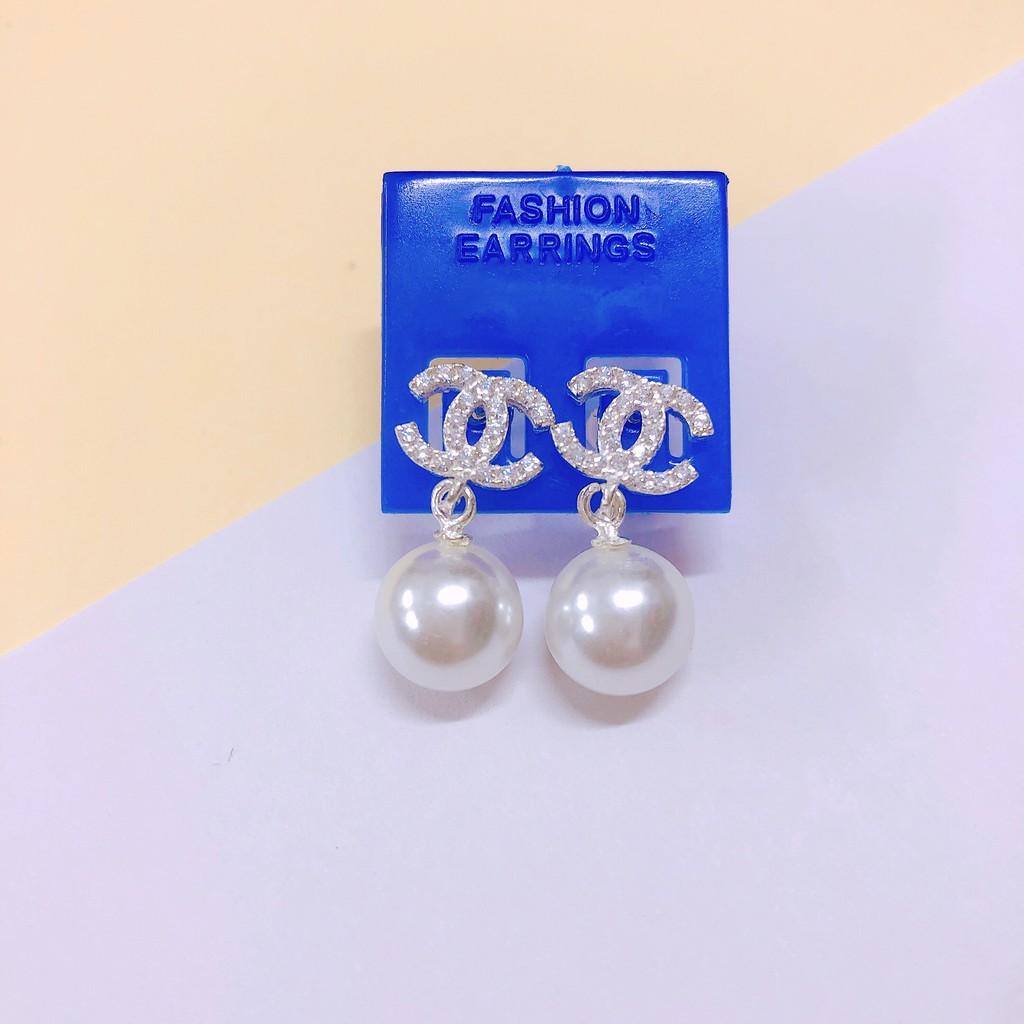 Bông tai bạc nữ / khuyên tai x gắn trai xinh xắn / ảnh thật, sẵn hàng -