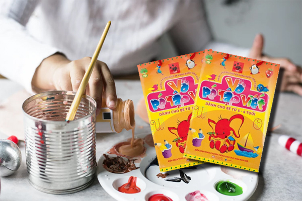 Bộ Túi Vở Bé Tập Viết Dành Cho Bé Từ 5 - 6 Tuổi (Bộ 4 Cuốn)