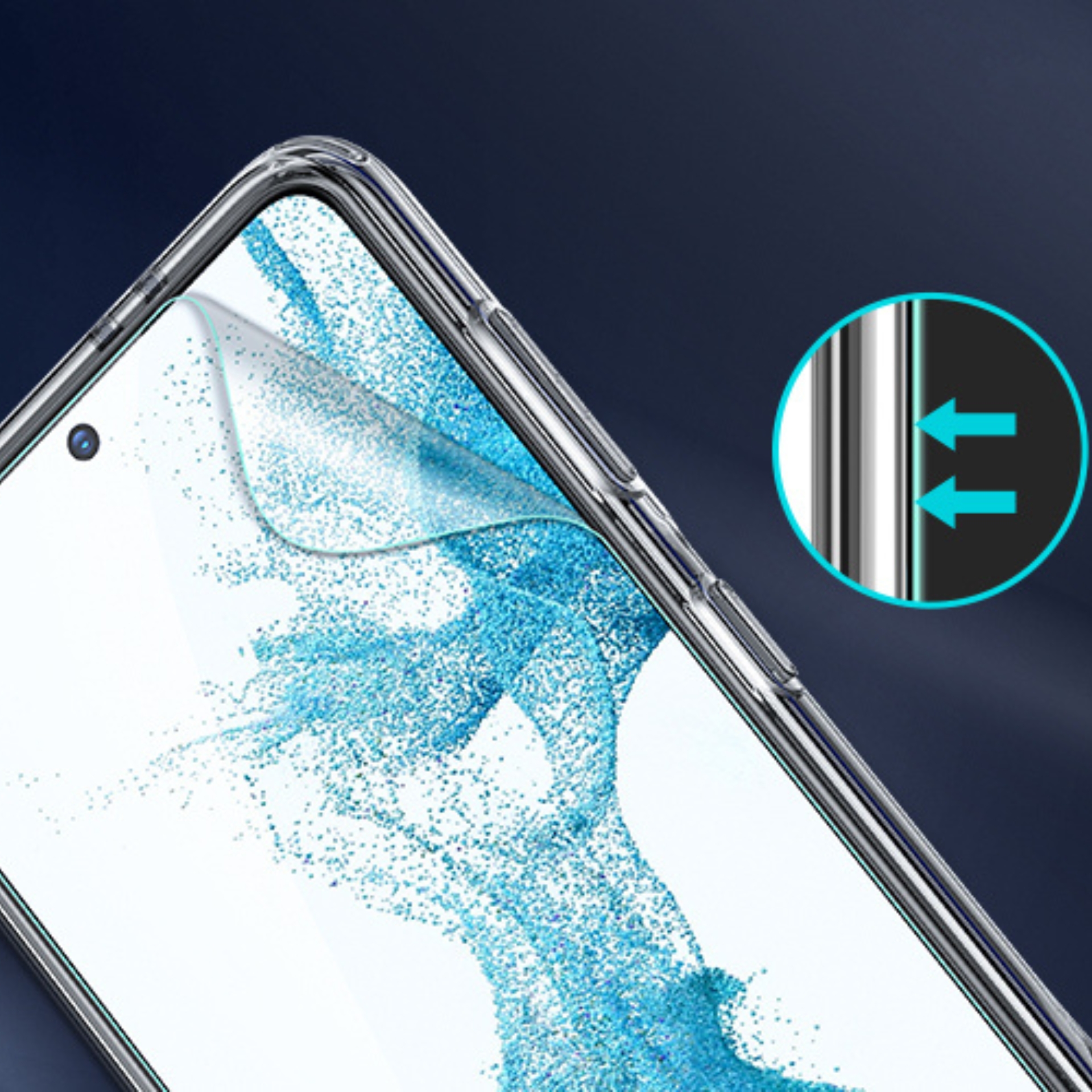Miếng Dán Bảo Vệ Màn Hình ESR Dành Cho Samsung Galaxy S22 Plus, Trong Suốt - HÀNG CHÍNH HÃNG
