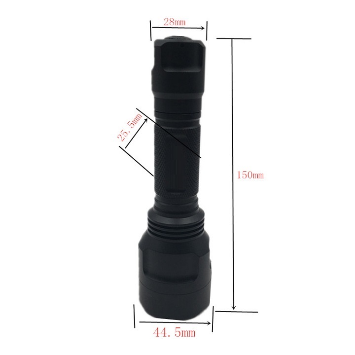 Đèn Pin Cầm Tay Ánh Sáng Cực Tốt C8 Cree XHP50.2