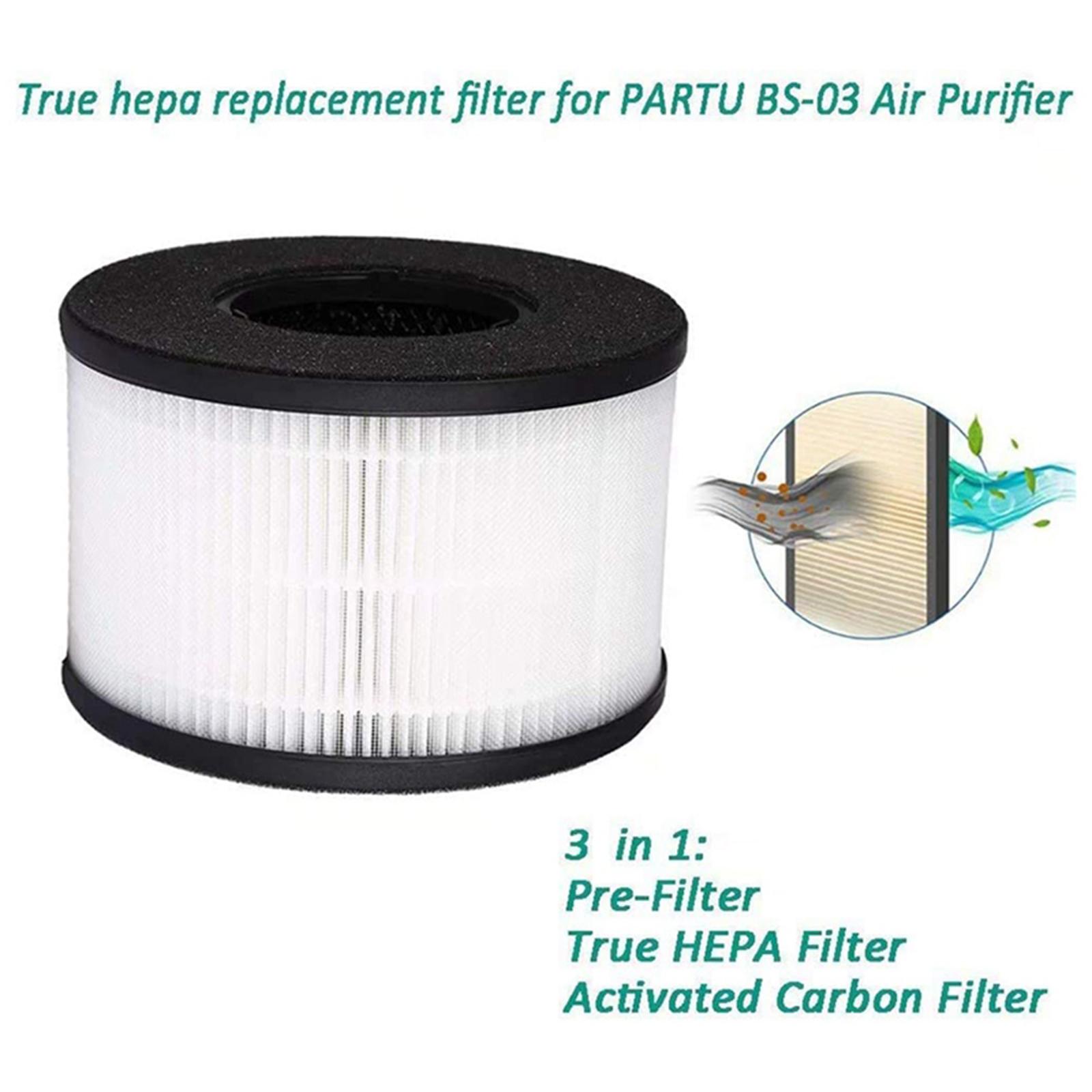 3 in 1 Replacement Filters for BS-03 Air Purifier Filtration System