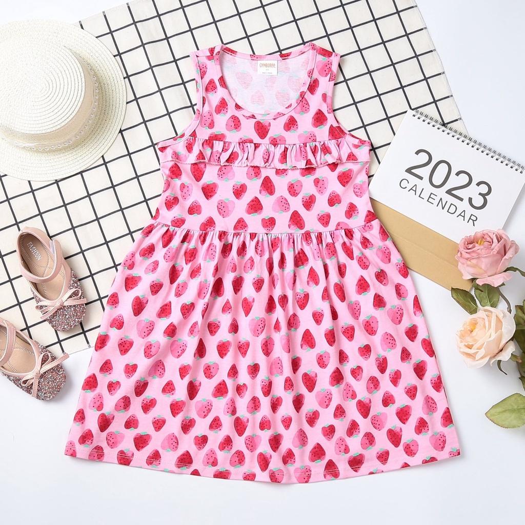 Váy gymboree bé gái size 16 tới 35kg chất thun cotton mặc hè thoáng mát