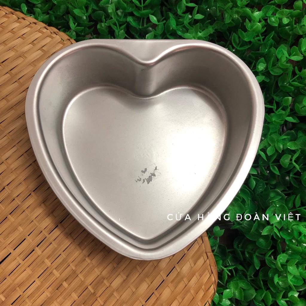 Khuôn Bánh Nhôm Đúc Cao Cấp - Hình Trái Tim 20 cm