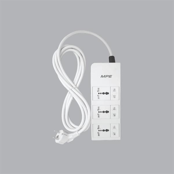 Ổ CẮM DI ĐỘNG - 3 Ổ CẮM ĐƠN 2 CHẤU + 3 Ổ CẮM ĐƠN ĐA NĂNG 2.0 MPE